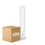 Confezione Multipack 10x Philips Corepro PL-L LED 8W 960lm - 830 Luce Calda -  | 4-Pin - Sostitutiva 18W