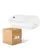 Confezione Multipack 4x Philips LED Sicurezza Coreline BWC110 Bianca 9W 900lm - 830 Luce Calda -  | 242x110mm - IP54 - Sensore Di Luce