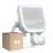 Confezione Multipack 4x Ledvance Proiettore LED Aluminium Bianca 17W 2200lm 100D - 830 Luce Calda -  | IP65 - Sensore di Movimento e Luce - Simmetrico
