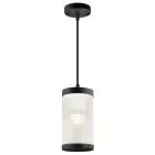 Nordlux Coupar Luce Pendente Plastica Nero | Adatto per E27
